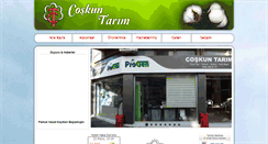 Desktop Screenshot of coskuntarim.com