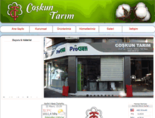 Tablet Screenshot of coskuntarim.com